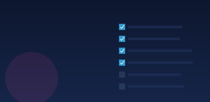 Forex broker setup checklist with completed steps